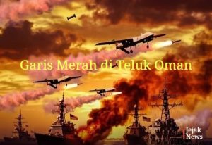 Kapal Perusak USS Spruance saat melakukan intersepsi terhadap kapal kargo di perairan internasional Teluk Oman.