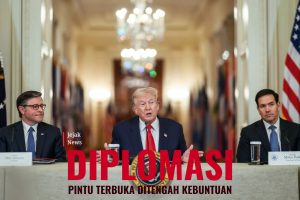 Presiden AS Donald Trump memberikan pernyataan mengenai kesiapan jalur komunikasi dengan Teheran dalam wawancara media.