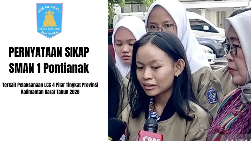 Audiensi dan rilis resmi pihak sekolah SMAN 1 Pontianak terkait penyelesaian sengketa LCC 4 Pilar MPR RI