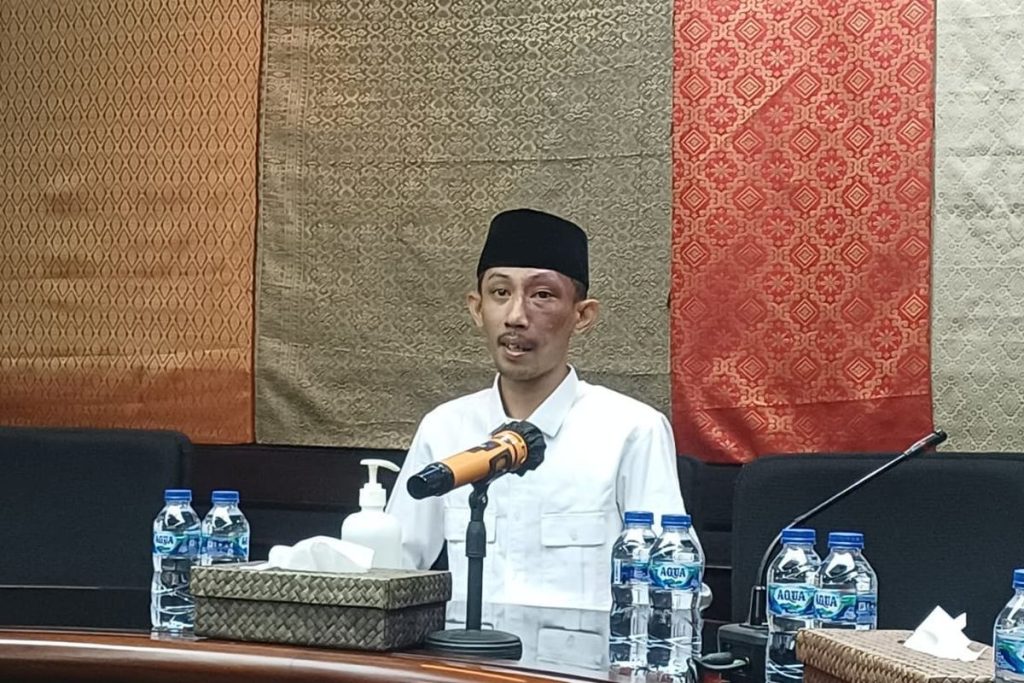 Suasana persidangan etik terhadap anggota DPRD Jember Achmad Syahri Assidiqi di kantor DPP Partai Gerindra Jakarta.