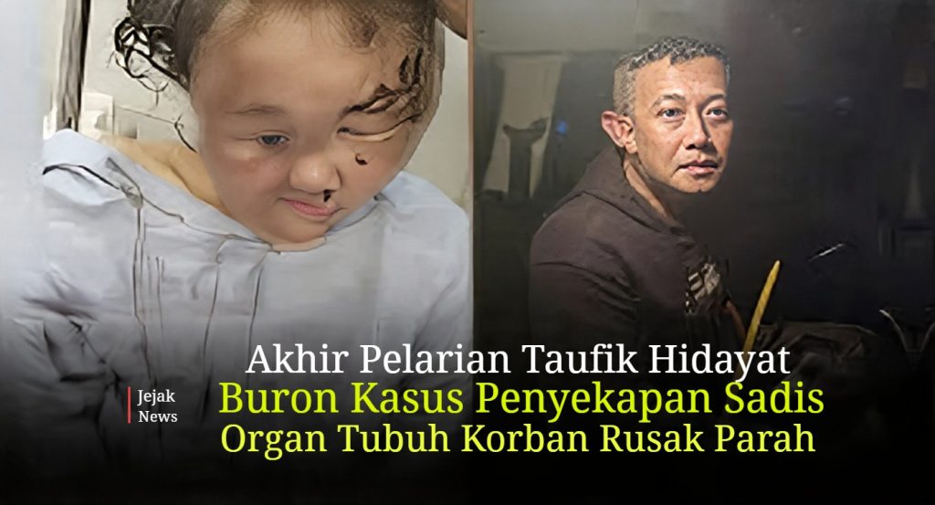Aparat kepolisian Polda Jabar mengawal ketat tersangka Taufik Hidayat, pelaku penyekapan tiga tahun terhadap pacarnya, setelah berhasil ditangkap di Majalaya.