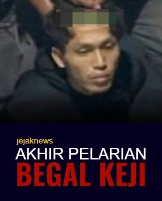 Tersangka Rahmat Dimas dengan kaki diperban akibat tindakan tegas terukur saat digelandang oleh tim Subdit Resmob Ditreskrimum Polda Metro Jaya.