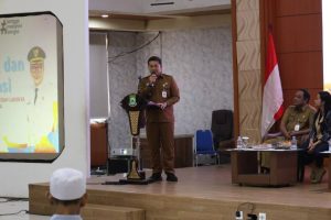 Prosesi peluncuran kerja sama digitalisasi pembayaran pajak antara BPKD Kota Tangerang dan Tokopedia di Ruang Al Amanah.
