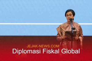 Mantan Menteri Keuangan RI Sri Mulyani saat berbicara dalam forum internasional Bank Dunia mengenai pembiayaan pembangunan.