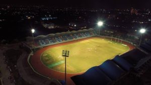Kepala Dispora Kota Tangerang Kaonang memberikan keterangan pers mengenai kerja sama lintas daerah untuk PORPROV VII Banten 2026.